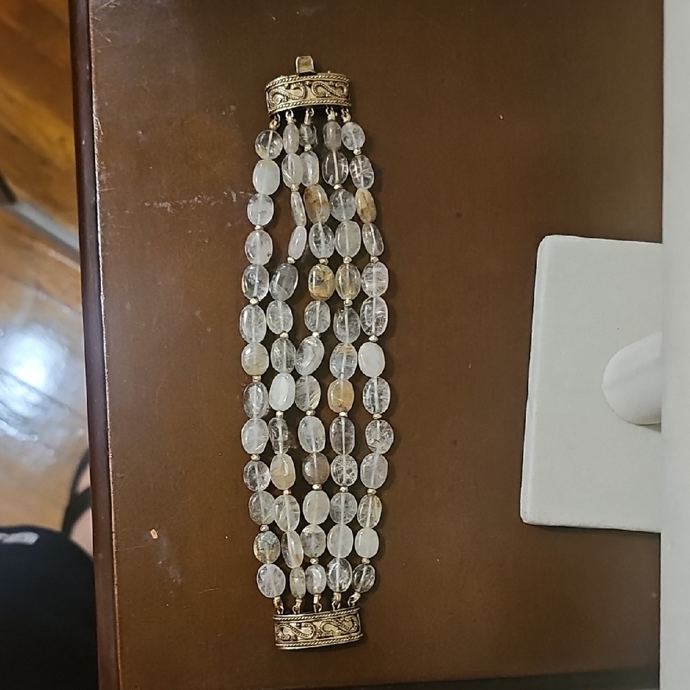Elegant Multi-Strand Beaded Bracelet By CINER.